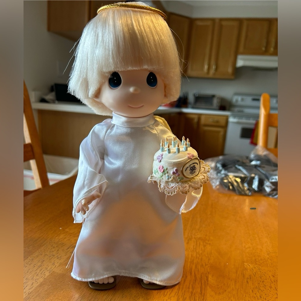 Precious Moments Timmy angel doll Tenth anniversary